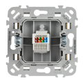 FLITE Розетка компьютерная RJ45 категория 5Е UTP РК5е-1-0-ФлХ хаки IEK