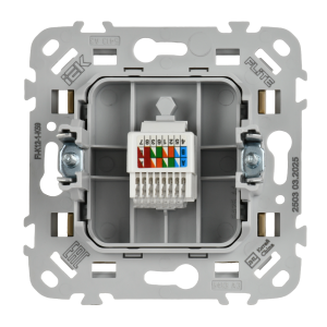 FLITE Розетка компьютерная RJ45 категория 5Е UTP РК5е-1-0-ФлХ хаки IEK