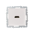 BRITE Розетка HDMI РHDMI-0-БрЖ жемчуг IEK