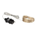 Гирлянда светодиодная Роса 20м 200LED бел. 3.6Вт IP44 с трансф. Neon-Night 303-205