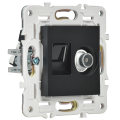 SKANDY Розетка двойная TV+RJ45 кат.5E SK-A14Bl черный IEK