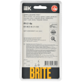 BRITE Рамка 2-местная РУ-2-1-Бр металл коричневый RE AL IEK