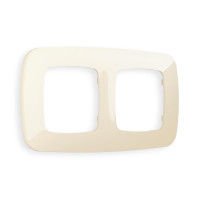 OF140302 Рамка OMEGA Ecta Бежевый глянец 2-ая AMBRELLA VOLT