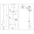 Подвесной светильник E14*1