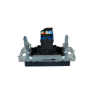BRITE Розетка компьютерная RJ45 кат.6 РК11-БрМ маренго IEK
