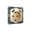 MO609010 Комплект механизма электрической розетки OMEGA Шампань 2USB AA 18W быстрая зарядка сз QUANT OP6090, VM155 AMBRELLA VOLT