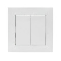 Выключатель 2-кл. СП Валенсия 10А IP20 бел. PROxima EKF EWV10-023-10