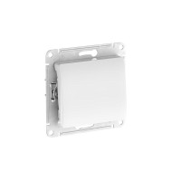 GLOSSA 1-клавишный ВЫКЛЮЧАТЕЛЬ, сх.1, 10АХ, мех., быстрозажим. клем., БЕЛЫЙ GSL000111S