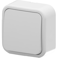 Arvia Electric, Aria, Выключатель одноклавишный, IP-20 (белый)