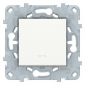 Выключатель одноклавишный Schneider Electric UNICA NEW с подсветкой, белый, NU520318N