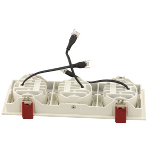 Светильник встраиваемый AM480-3 WH+WH цвет - белый (WH)