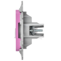 FLITE Розетка 2-местная компьютерная RJ45 категория 5Е UTP РК5е-2-0-ФлПр пурпурный IEK