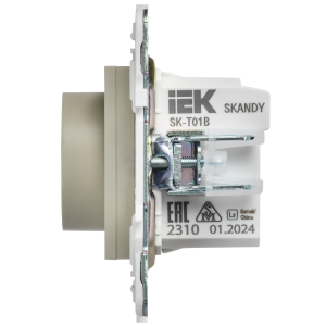 SKANDY Термостат электронный с индикацией SK-T01B бежевый IEK