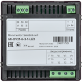 Вольтметр цифровой щитовой трехфазный RS-485 96х96 LED MASTER IEK