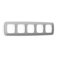 OF140505 Рамка OMEGA Ecta Сталь матовый 5-ая AMBRELLA VOLT