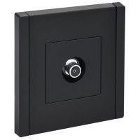 Розетка TV оконечная FORTE&PIANO FP128 черн. IEK FP-A10-O-K02