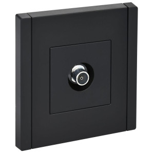 Розетка TV оконечная FORTE&PIANO FP128 черн. IEK FP-A10-O-K02