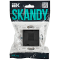 SKANDY Розетка компьютерная RJ45 кат.5E SK-K01Bl черный IEK