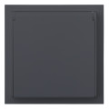Розетка в сборе IP44, базальт RIKETT  (35946 BT)