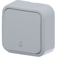 Arvia Electric, Aria, Выключатель звонка, IP-20 (серый)