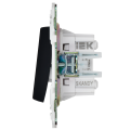 SKANDY Выключатель 2-клавишный перекрестный 10А SK-V06G графит IEK