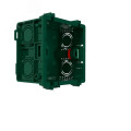 Systeme Infinity, Коробка монтажная 87х87 для кладки или бетона , Зеленый