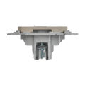 FLITE Розетка компьютерная RJ45 категория 5Е UTP РК5е-1-0-ФлЛ льняной IEK