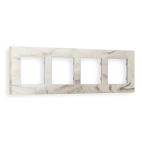 AF930604 Рамка ALFA Grand Серо-бежевый мрамор 4-ая AMBRELLA VOLT