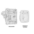 MO130010 Комплект механизма электрической розетки OMEGA Белый матовый 2USB AC 20W быстрая зарядка сз QUANT OP1300, VM160 AMBRELLA VOLT
