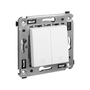 Кнопка 2-кл. СП Avanti Белое облако DKC 4400154