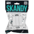 SKANDY Выключатель 3-клавишный 10А SK-V11W арктический белый IEK
