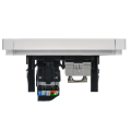 FORTE&PIANO Розетка двойная RJ11+RJ45 кат.5E FP235 белый IEK