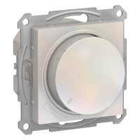 ATLASDESIGN СВЕТОРЕГУЛЯТОР (диммер) поворотно-нажимной, LED, RC, 400Вт, механизм, ЖЕМЧУГ ATN000423