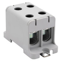 Клемма силовая вводная двойн. КСВ 16-95кв.мм сер. EKF plc-kvs2-16-95-grey