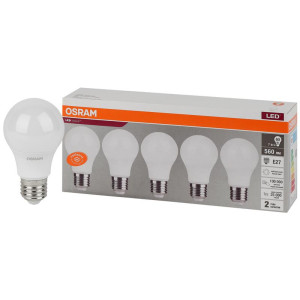 Лампа светодиодная LED Value LVCLA60 7SW/840 грушевидная матовая E27 230В 2х5 RU (уп.5шт) OSRAM 4058075577657