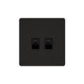 Systeme Infinity, Розетка информационная СУ RJ-45 кат.5e 2-я, Полярная ночь