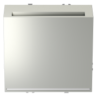 Выключатель встраиваемый VOLTUM S70 карточный 16А, сталь