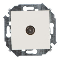 Розетка TV Simon15 одиночная слоновая кость Simon 1591475-031