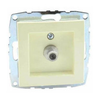 Розетка TV концевая Mono Electric Despina/ Larissa механизм с экраном крем 500-001705-138
