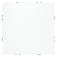 Заглушка VOLTUM S70 с суппортом, (белый матовый)