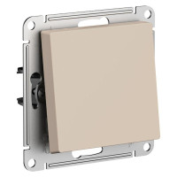 ATLASDESIGN 1-клавишный ПЕРЕКЛЮЧАТЕЛЬ, сх.6, 10АХ, механизм, ПЕСОЧНЫЙ ATN001261