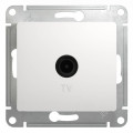 GLOSSA TV РОЗЕТКА оконечная 1дБ, механизм, БЕЛЫЙ GSL000191