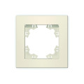 Рамка 1-м Афина сл. кость (ivory) Universal A0053-I
