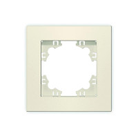 Рамка 1-м Афина сл. кость (ivory) Universal A0053-I