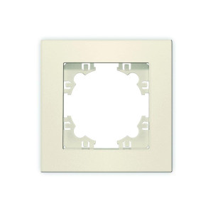 Рамка 1-м Афина сл. кость (ivory) Universal A0053-I