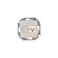 Розетка телефонная RJ11 Simon SIMON 15, скрытый монтаж, шампань, 1591480-034
