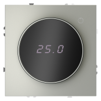 Терморегулятор электронный VOLTUM S70 с индикацией и датчиком, для теплого пола, (сталь)