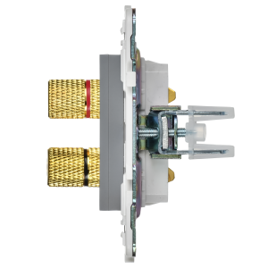 SKANDY Аудиорозетка 4-местная SK-A01Gr серый IEK