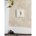 BRITE Рамка 1-местная IP44 РУ-1-БрЖ-44 жемчуг IEK