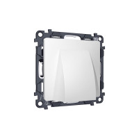 MA135810 Комплект вывода кабеля с фикатором ALFA Белый матовый QUANT (AP1358, VM238) AMBRELLA VOLT